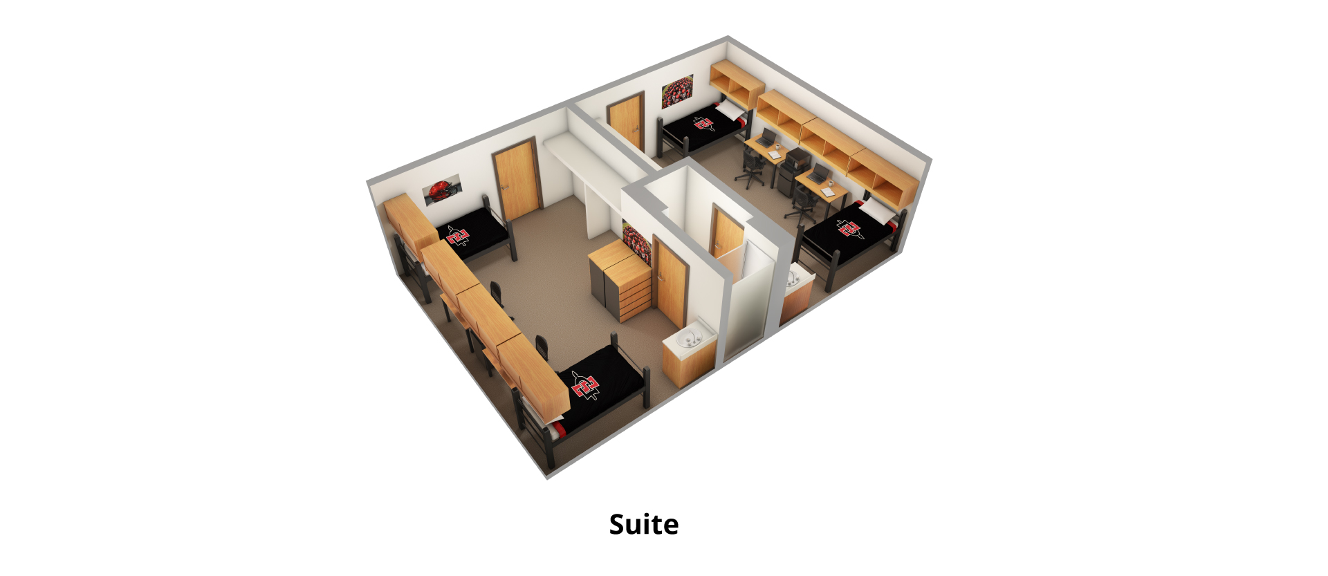 University Towers - Isometric